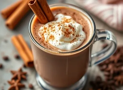 Chaud au cacao et cannelle