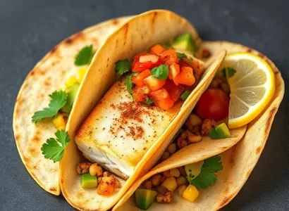 Tacos au halibut et avocat