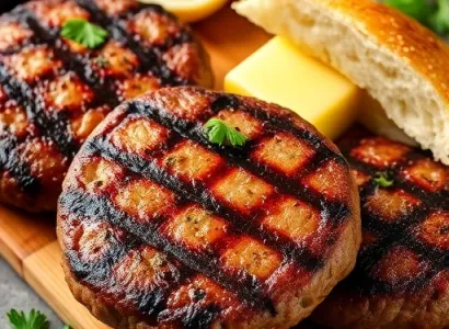 Hamburgers savoureux