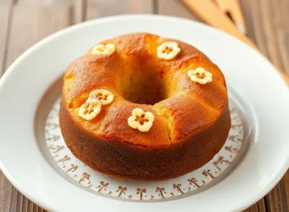 Gâteau au lait chaude épicé
