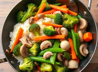Pôelées de légumes chinois