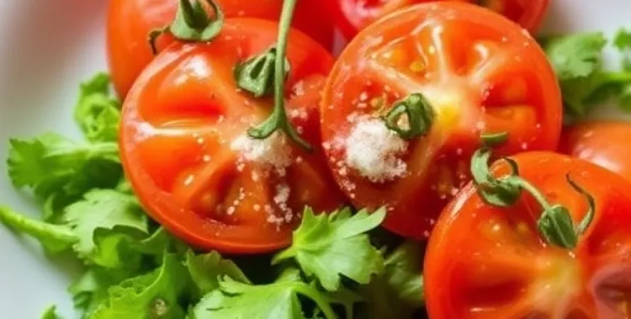 Tomates marinées au citron