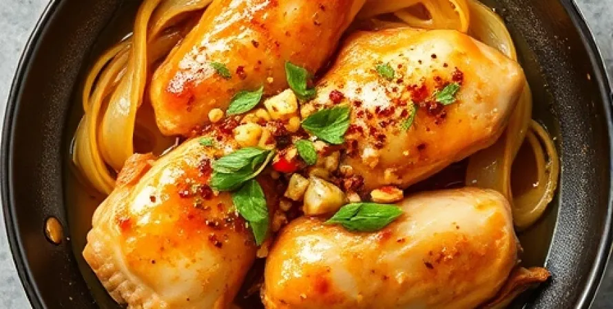 Poulet au citron sauté
