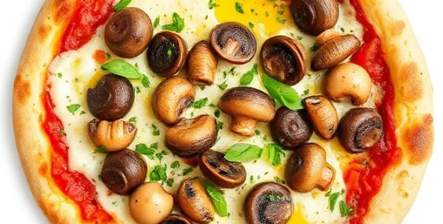 Pizza aux champignons