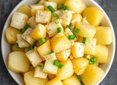 Salade de pommes de terre chaude au Dijon