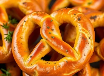 Pretzels aux herbes