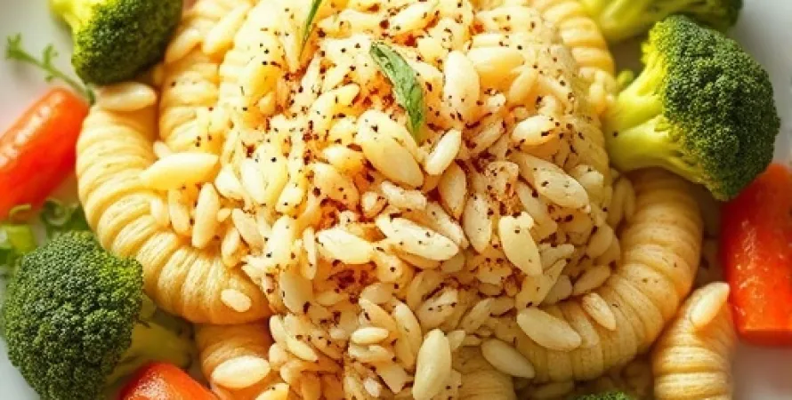 Nouilles de riz aux légumes