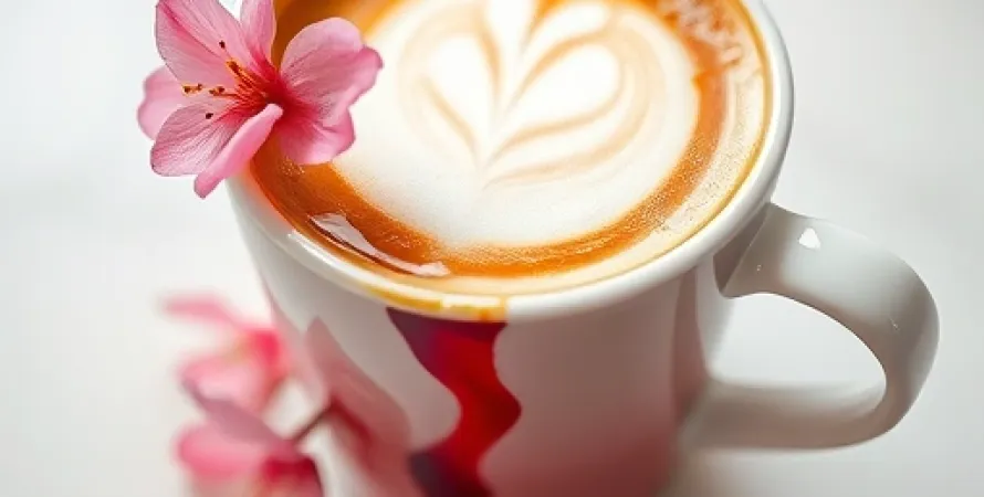 Café fleuri
