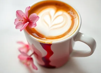 Café fleuri