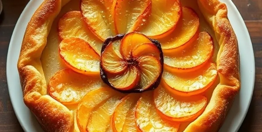 Tarte aux pommes renversée