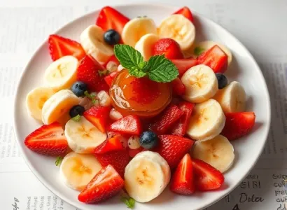 Salade de fruits au jelly