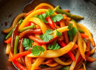 Poêlée de légumes asiatique