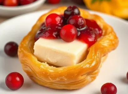 Brie au cranberry