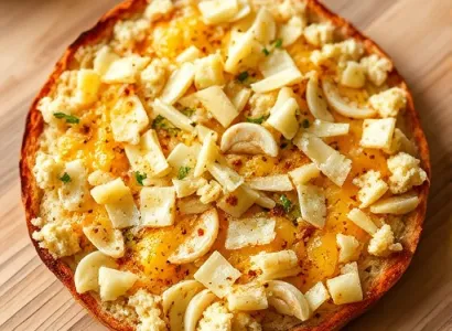 Tartine de noix et parmesan
