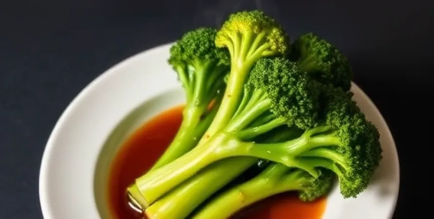 Brocolis chinois à la sauce d'huitres