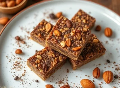 Barres d'énergie au chia et au chocolat
