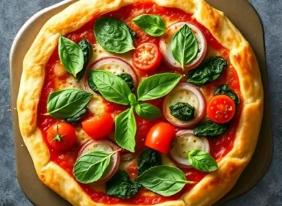 Tarte pizza à la pâte feuilletée