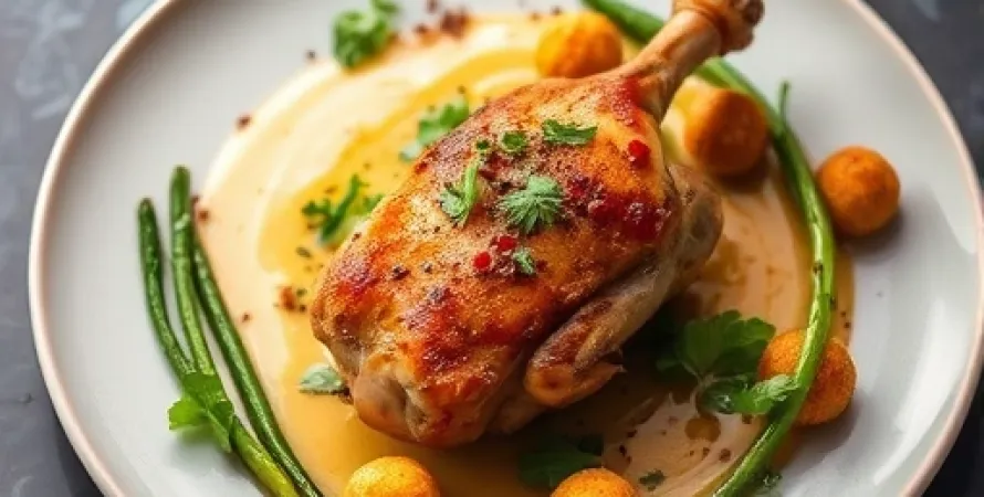 Poulet au sauce de beurre de cacahuète