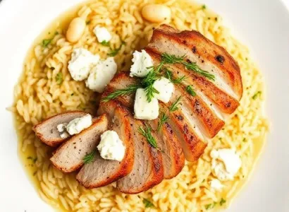 Poulet riz grec