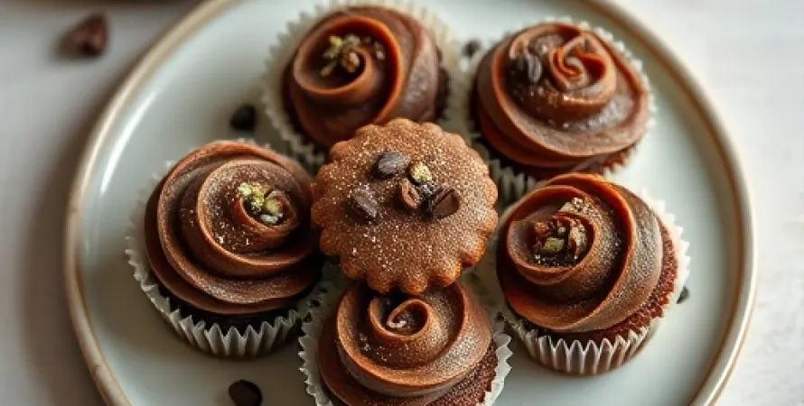 Cupcakes à la banane et au chocolat