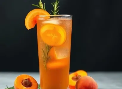 Thé froid aux abricots de Louisiane