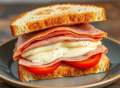 Sandwich ouvert chaud