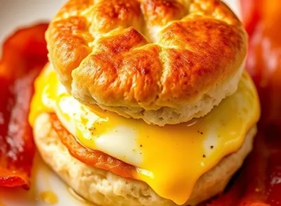Biscuit aux oeufs et fromage