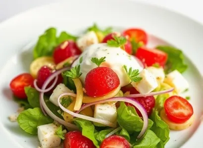 Salade de Pineau et Framboise
