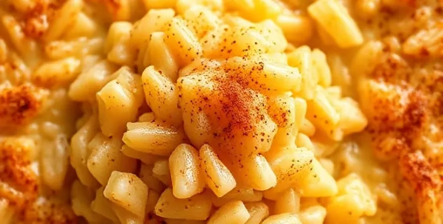Riz au four crémeux à l'amaretto