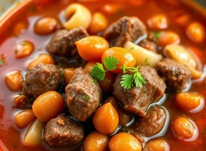 Daube de boeuf aux haricots