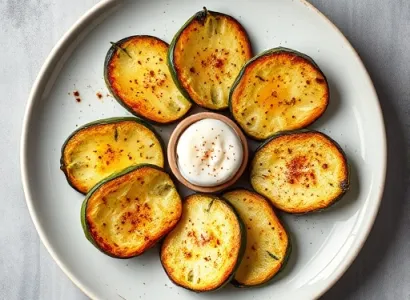 Galettes de courgette panées au four