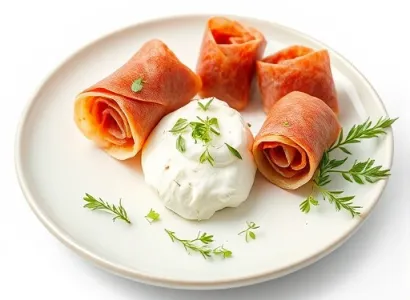 Rouleaux de salami aux herbes