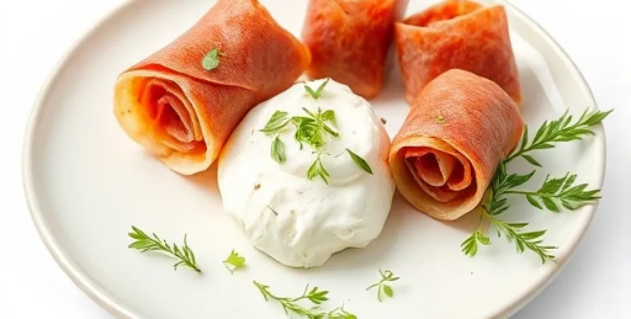 Rouleaux de salami aux herbes