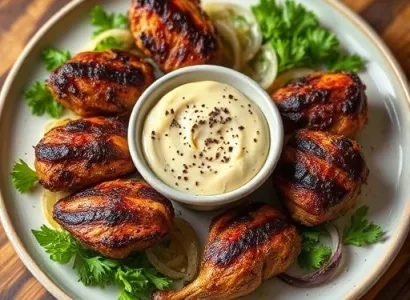 Salade de poulet fumé