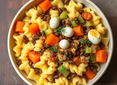 Spaetzle aux lentilles