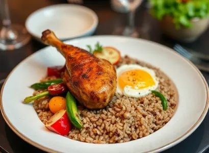 Poulet et Riz Guatemaltèque
