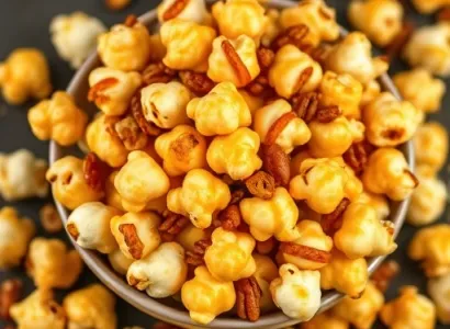 Pop corn caramélisé au miel
