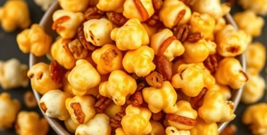 Pop corn caramélisé au miel