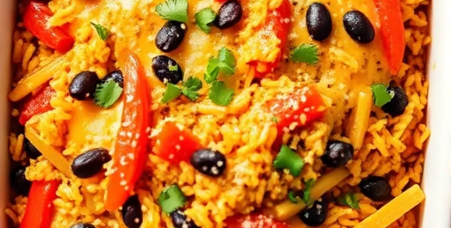 Gratin végétarien mexicain