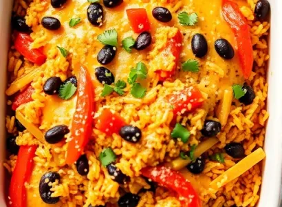 Gratin végétarien mexicain