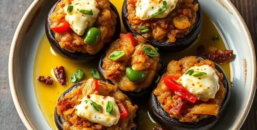Champignons Portabella Farcis
