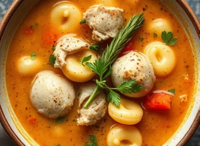 Soupe italienne au poulet