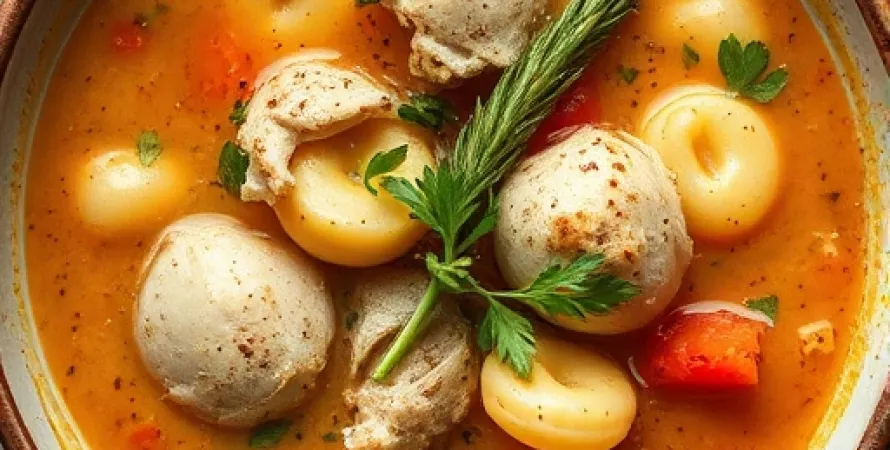 Soupe italienne au poulet