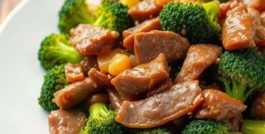 Boeuf et brocolis chinois