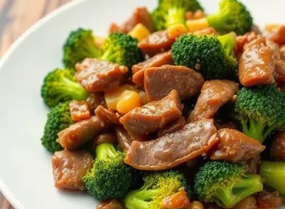 Boeuf et brocolis chinois