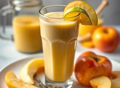Smoothie de courge et pomme au gingembre