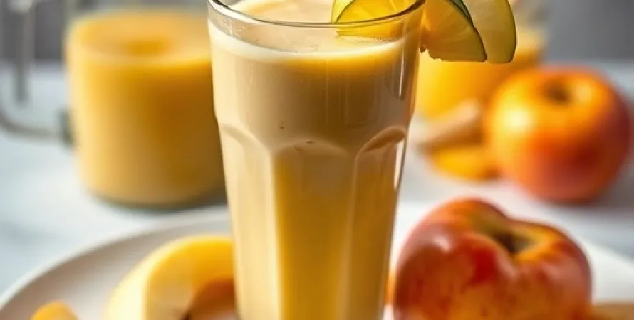 Smoothie de courge et pomme au gingembre