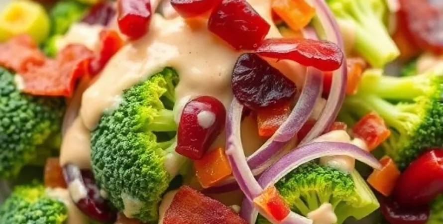 Salade de brocolis aux lardons