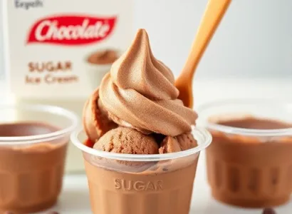 Glaces au chocolat
