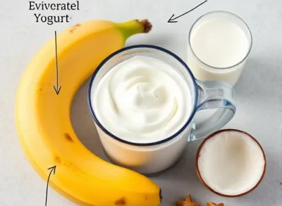Semifreddo à la banane et au coco